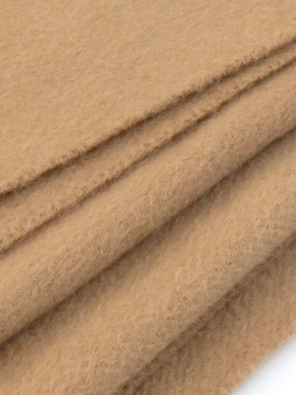 Auth HERMES Blanket Beige Brown Cashmere/Wool - Picture 5 of 8